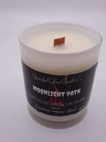 Graceful Glow Candle Co Moonlight Path scented soy candle.